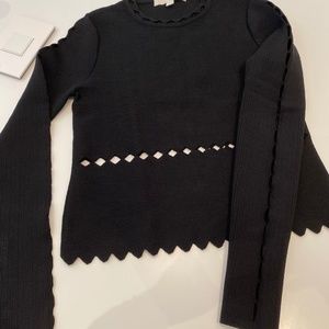JONATHAN SIMKHAI Black Knit Sweater